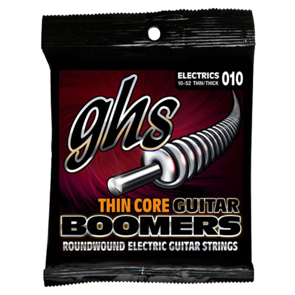 GHS TC-GBTNT Thin Core Boomers Electric Guitar Strings Thin Thick 10-52  at Anthony's Music - Retail, Music Lesson & Repair NSW