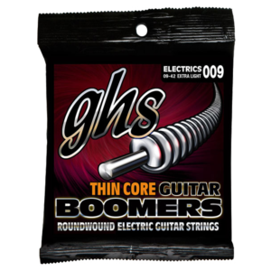 GHS TC-GBXL Thin Core Boomers Electric Guitar Strings Extra Light 9-42 at Anthony's Music - Retail, Music Lesson & Repair NSW