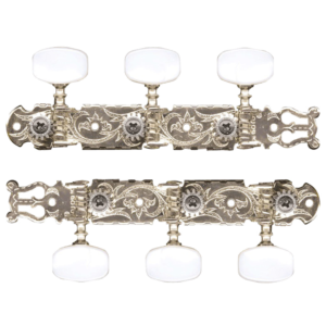 Gotoh G165 Classical Machine Heads 3-a-Side 35mm Pearloid Buttons at Anthony's Music - Retail, Music Lesson & Repair NSW