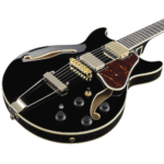 Ibanez AMH90 BK Artcore Hollow Body Electric Guitar Black at Anthony's Music - Retail, Music Lesson & Repair NSW  