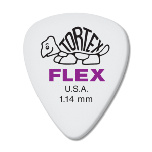 Jim Dunlop 114FLS Tortex Flex Stadards Single Pick 1.14mm at Anthony's Music - Retail, Music Lesson & Repair NSW 