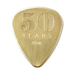 Jim Dunlop 88ANN Nylon 50th Anniversary Gold Single Pick .88mm at Anthony's Music - Retail, Music Lesson & Repair NSW 