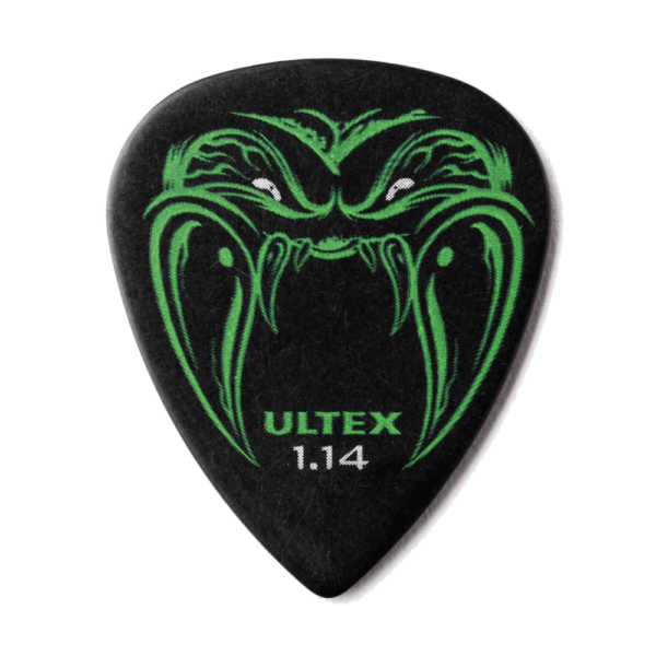 Jim Dunlop JPBF14 James Hetfield Black Fang Pick 6 Pack 1.14mm at Anthony's Music - Retail, Music Lesson & Repair NSW 