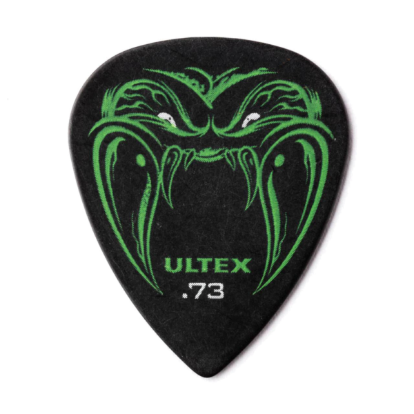 Jim Dunlop JPBF73 James Hetfield Black Fang Pick 6 Pack .73mm at Anthony's Music - Retail, Music Lesson & Repair NSW 