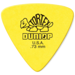 Jim Dunlop JPT273 Tortex Triangle Guitar Pick 6-Pack – Yellow .73mm at Anthony's Music - Retail, Music Lesson & Repair NSW 