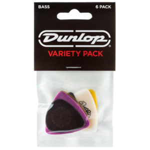 Jim Dunlop PVP117 Bass Pick Variety 6 Pack at Anthony's Music - Retail, Music Lesson & Repair NSW 