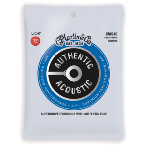 Martin MA540 SP Phosphor Bronze Acoustic Guitar Strings Light 12-54 at Anthony's Music - Retail, Music Lesson & Repair NSW