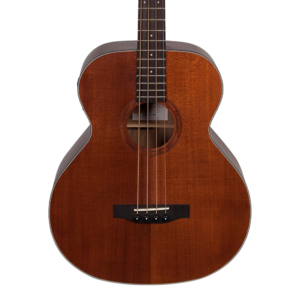 Martinez MNB-15S-MOP ‘Natural Series’ Mahogany Solid Top Acoustic-Electric Bass Guitar (Open Pore)  at Anthony's Music - Retail, Music Lesson & Repair NSW