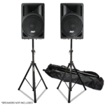 Prostand SS-KIT Speaker Stand Pair w/ Bag at Anthony's Music - Retail, Music Lesson & Repair NSW