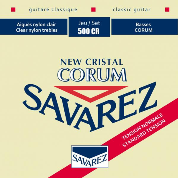 Savarez SAV500CR New Cristal Corum Classical Normal Tension at Anthony's Music - Retail, Music Lesson & Repair NSW