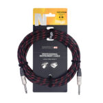 Stagg NGC6VTRBK Professional Instrument Jack To Jack Male Braided Black 6m (20′) at Anthony's Music - Retail, Music Lesson & Repair NSW 