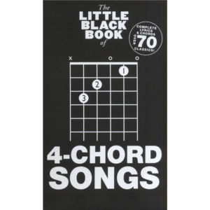 The Little Black Book of 4 Chord Songs at Anthony's Music - Retail, Music Lesson & Repair NSW 