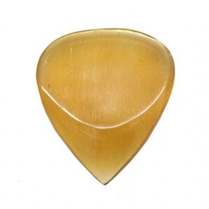 Timber Tones TTJAZF-CLH Jazz Tones Fat Clear Horn Premium Guitar Pick at Anthony's Music - Retail, Music Lesson & Repair NSW 