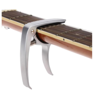 Wingo JX-05 Silver Guitar Capo at Anthony's Music - Retail, Music Lesson & Repair NSW