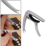 Wingo JX-05 Silver Guitar Capo at Anthony's Music - Retail, Music Lesson & Repair NSW