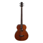 Martinez MNB-15S-MOP ‘Natural Series’ Mahogany Solid Top Acoustic-Electric Bass Guitar (Open Pore) at Anthony's Music - Retail, Music Lesson & Repair NSW
