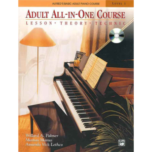 Alfred’s Basic Adult All-in-One Piano Course Book 1 & CD at Anthony's Music - Retail, Music Lesson & Repair NSW