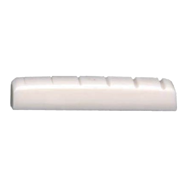 Electric Fingerboard Nut GP381 44mm x 6mm x 8.45mm Shaped Korean White at Anthony's Music - Retail, Music Lesson & Repair NSW
