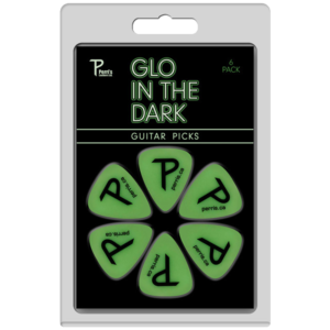 Perris LPGL01 6-Pack Glow In The Dark Guitar Picks Pack at Anthony's Music - Retail, Music Lesson & Repair NSW 