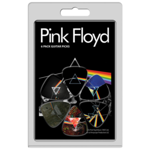 Perris LPPF3 6-Pack Pink Floyd Variety 3 Licensed Guitar Picks Pack at Anthony's Music - Retail, Music Lesson & Repair NSW 