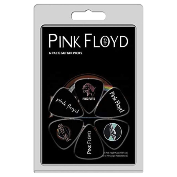 Perris LPPF4 6-Pack Pink Floyd Variety 4 Licensed Guitar Picks Pack at Anthony's Music - Retail, Music Lesson & Repair NSW 