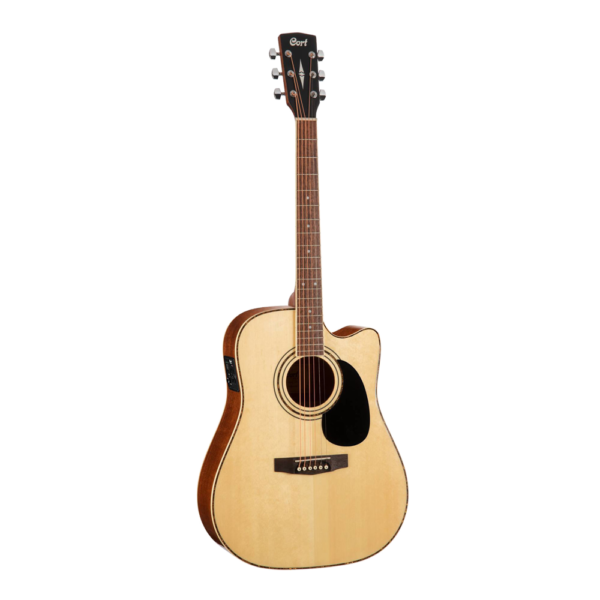 Cort AD880CE NS Dreadnought Cutaway Satin Finish Natural at Anthony's Music - Retail, Music Lesson & Repair NSW 