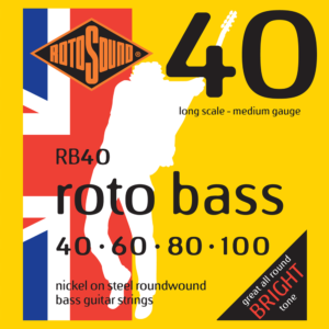 Rotosound RB40 Rotobass Strings Medium at Anthony's Music - Retail, Music Lesson & Repair NSW 