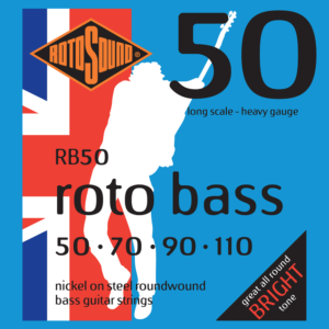 Rotosound RB50 Rotobass Strings Heavy 50-110 at Anthony's Music - Retail, Music Lesson & Repair NSW 