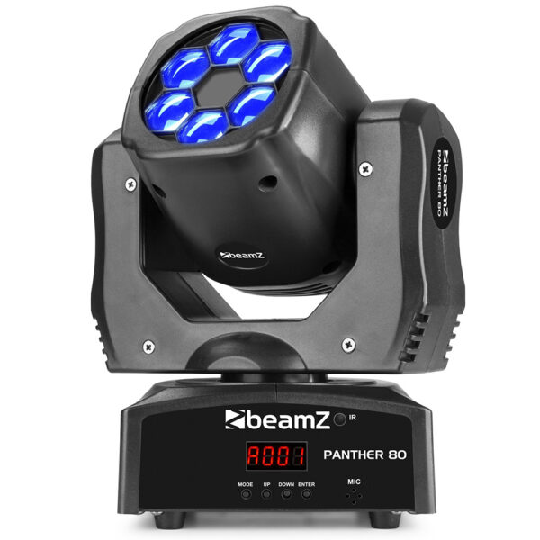BeamZ Panther 80 LED Moving Head Effect with IRC at Anthony's Music - Retail, Music Lesson & Repair NSW 