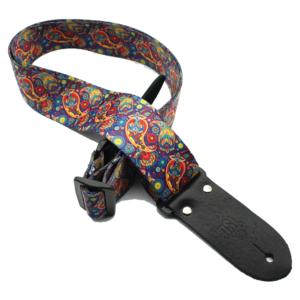 DSL DP20-PAIS-ALICE Guitar Strap Mix Paisley Print at Anthony's Music - Retail, Music Lesson & Repair NSW 