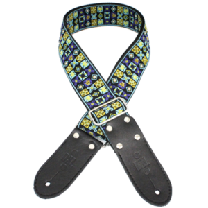 DSL JAC20-ICE Guitar Strap Jacquard Ice at Anthony's Music - Retail, Music Lesson & Repair NSW 