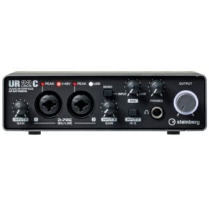 Steinberg UR22C Recording Package w/ Audio Interface + Mic + Headphones at Anthony's Music - Retail, Music Lesson & Repair NSW 