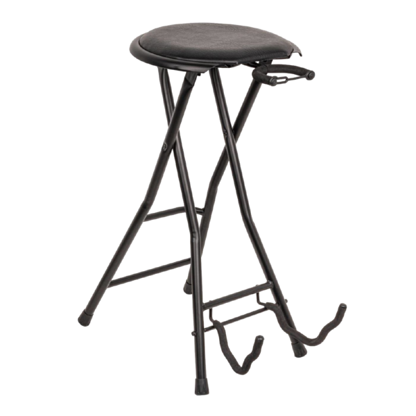 Xtreme GS811 Guitarist Performer Stool With Guitar Stand at Anthony's Music - Retail, Music Lesson & Repair NSW 