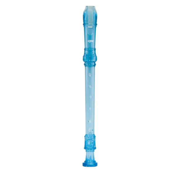 CPK AT33B Descant Plastic Recorder Transparent Blue w/ Clear Bag & Rod at Anthony's Music - Retail, Music Lesson & Repair NSW 