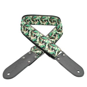 DSL JAC20CAMO-GREEN Jacquard Weaving 2″ Guitar Strap at Anthony's Music - Retail, Music Lesson & Repair NSW 