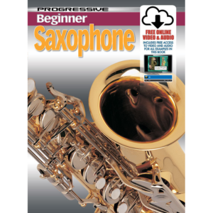 Progressive Beginner Saxophone w/online Media 69120 at Anthony's Music - Retail, Music Lesson & Repair NSW 
