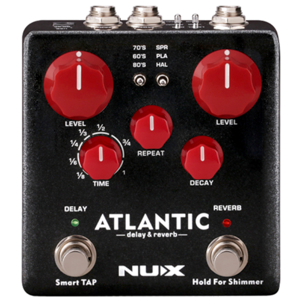 NU-X NXNDR5 Verdugo Series Atlantic Multi Delay & Reverb Effects Pedal at Anthony's Music - Retail, Music Lesson & Repair NSW 