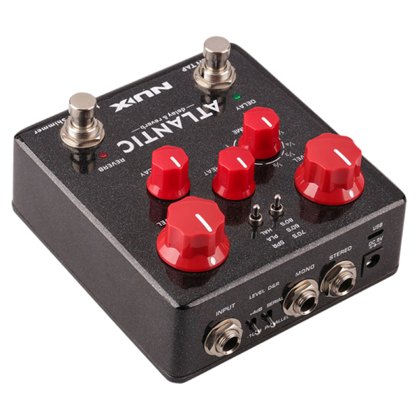 NU-X NXNDR5 Verdugo Series Atlantic Multi Delay & Reverb Effects Pedal at Anthony's Music - Retail, Music Lesson & Repair NSW 