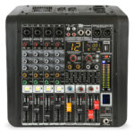 Power Dynamics PDM-M404A 4 Channel Powered Mixer 400W at Anthony's Music - Retail, Music Lesson & Repair NSW