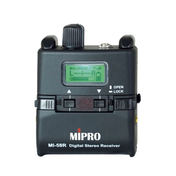 MIPRO MI58R 5.8GHz IEM Receiver at Anthony's Music - Retail, Music Lesson & Repair NSW 