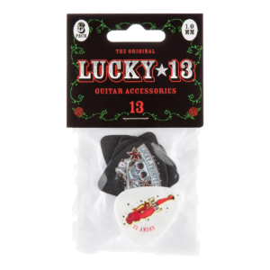 Jim Dunlop JPU73 .73 Lucky 13 Player Pick Pack at Anthony's Music Retail, Music Lesson & Repair NSW 