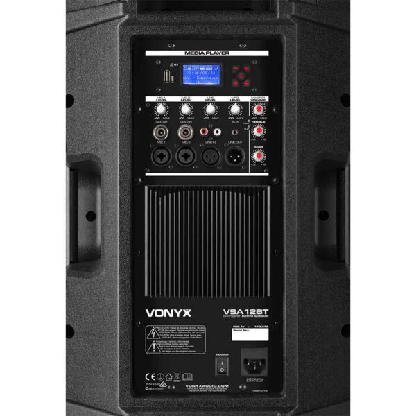 Vonyx VSA12BT Active Speaker 12″ 800W BT/MP3 at Anthony's Music - Retail, Music Lesson & Repair NSW 
