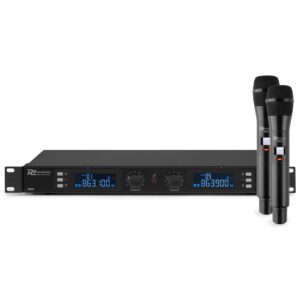 Power Dynamics PD632H Dual Wireless Handheld Microphone System at Anthony's Music - Retail, Music Lesson & Repair NSW 