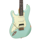 Tokai TL-ST5L-BLU Tokai Legacy St Relic SSH Left Handed Blue at Anthony's Music Retail, Music Lesson & Repair NSW