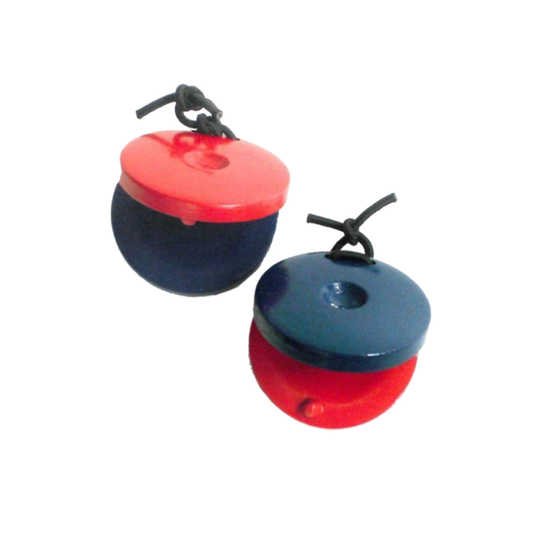 Mano Percussion UE542 Wooden Finger Castanets – Red & Blue at Anthony's Music Retail, Music Lesson & Repair NSW 