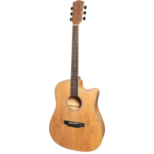 Martinez MDC-31SM-NST Natural Satin Acoustic Electric Guitar at Anthony's Music Retail, Music Lesson & Repair NSW 