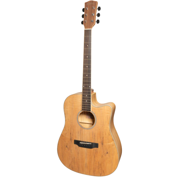 Martinez MDC-31SM-NST Natural Satin Acoustic Electric Guitar at Anthony's Music Retail, Music Lesson & Repair NSW 