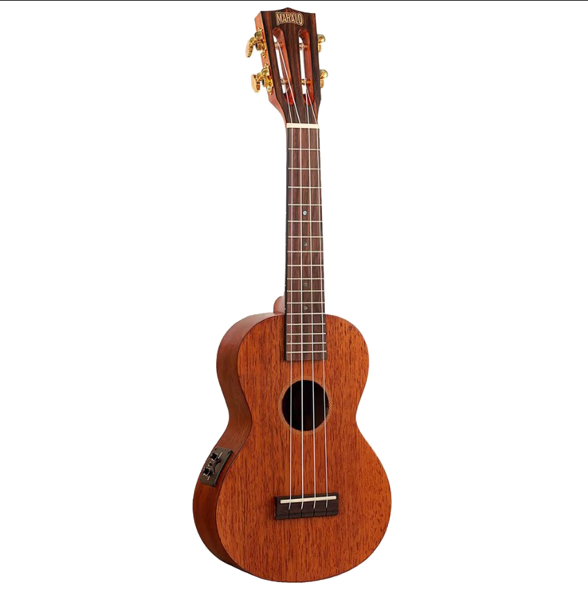 Mahalo MJ2VTTBR Java Acoustic-Electric Concert Ukulele Natural Semi Gloss